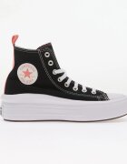 Converse Сникърси Chuck Taylor All Star Move Hi Black/ Pink Salt/ White