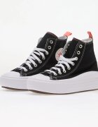 Converse Сникърси Chuck Taylor All Star Move Hi Black/ Pink Salt/ White