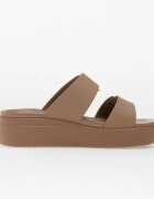 Crocs Сникърси Brooklyn Buckle Low Wedge Latte