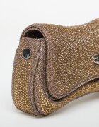 Diesel Чанта Play Small Crossbody Bag With Crystal Bronze Brown