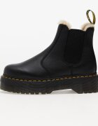 Dr. Martens Обувки 2976 Quad Fur Lined Platform Chelsea Boots Black Pisa