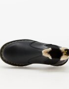 Dr. Martens Обувки 2976 Quad Fur Lined Platform Chelsea Boots Black Pisa