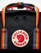 Fjällräven Раница Kånken Rainbow Backpack Black/ Rainbow Pattern
