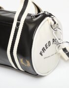 FRED PERRY Чанта Classic Mini Barrel Bag Black/ Ecru