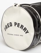 FRED PERRY Classic Barrel Bag Black/ Ecru