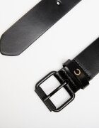FRED PERRY Колан Classic Leather Belt Black