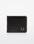 FRED PERRY Портфейл Coated Polyester Billfold Wall Black/ Ecru