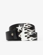HELLSTAR Колан Flame Girl Logo Belt Black