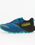 HOKA® Y Speedgoat 7 Big Kids Black/ Night Glow Blue