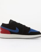 Jordan Air 1 Low Kids Black/ Summit White-True Blue-Varsity Red