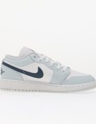 Jordan Air 1 Low Kids White/ Squadron Blue-Aura