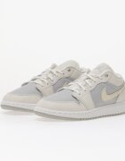 Jordan Air 1 Low SE Kids Off White/ Lt Smoke Grey-Soft Pearl
