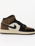 Jordan Air 1 Mid Kids Black/ Phantom-Palomino-University Red