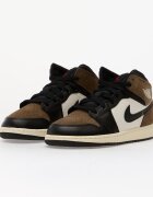 Jordan Air 1 Mid Kids Black/ Phantom-Palomino-University Red