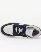 Jordan Air 1 Mid Kids Obsidian/ Obsidian-White-Grey Fog