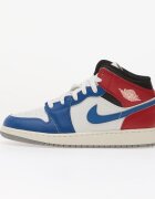Jordan Air 1 Mid Kids True Blue/ Summit White-Varsity Red-Black