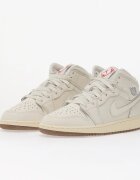 Jordan Air 1 Mid SE Kids Phantom/ Sail-Gum Dark Brown-Infrared 23