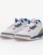Jordan Air 3 Retro Kids "True Blue" White/ Fire Red-True Blue