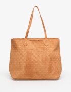 Jordan Чанта Jam Suede Monogram Tote Cognac