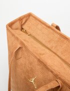 Jordan Чанта Jam Suede Monogram Tote Cognac