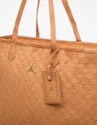 Jordan Чанта Jam Suede Monogram Tote Cognac