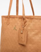 Jordan Чанта Jam Suede Monogram Tote Cognac