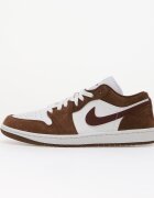 Jordan Сникърси Air 1 Low Cacao Wow/ Bronze Eclipse-White