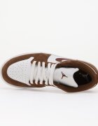 Jordan Сникърси Air 1 Low Cacao Wow/ Bronze Eclipse-White