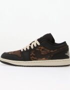 Jordan Сникърси Air 1 Low SE Black/ Chalk-Velvet Brown