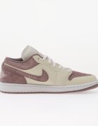Jordan Сникърси Air 1 Low Swan/ White-Purple Smoke