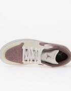 Jordan Сникърси Air 1 Low Swan/ White-Purple Smoke