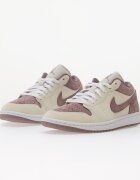 Jordan Сникърси Air 1 Low Swan/ White-Purple Smoke