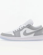 Jordan Сникърси Air 1 Low White/ Wolf Grey-Aluminum