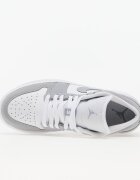 Jordan Сникърси Air 1 Low White/ Wolf Grey-Aluminum