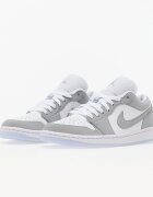 Jordan Сникърси Air 1 Low White/ Wolf Grey-Aluminum