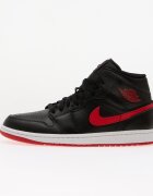 Jordan Сникърси Air 1 Mid Black/ University Red-White