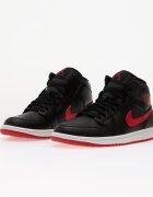 Jordan Сникърси Air 1 Mid Black/ University Red-White