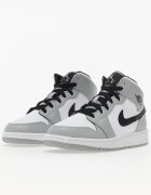 Jordan Сникърси Air 1 Mid (GS) Lt Smoke Grey/ Black-White