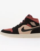 Jordan Сникърси Air 1 Mid Particle Beige/ Black-Canyon Rust-Sail