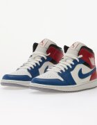 Jordan Сникърси Air 1 Mid True Blue/ Summit White-Varsity Red-Black