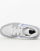 Jordan Сникърси Air 1 Mid White/ Aluminum-Wolf Grey