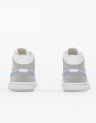 Jordan Сникърси Air 1 Mid White/ Aluminum-Wolf Grey