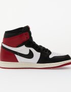 Jordan Сникърси Air 1 Retro High OG "Black Toe" White/ Black-Varsity Red-Sail