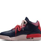 Jordan Сникърси Air 3 Retro "Sports Renaissance" Obsidian/ Chalk/ Track Red