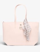 Lacoste Чанта Shopping Bag White/Eclipse Blue-Grape