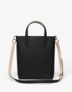 Lacoste Чанта Zipped Verti Shopping Bag Noir Krema