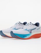 Mizuno Сникърси WAVE RIDER 30 White/ Blue Jewel/ Orange