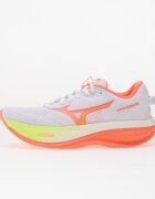 Mizuno Сникърси WAVE RIDER 30 White/ Flamingo Coral/ Lime Pulp