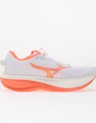 Mizuno Сникърси WAVE RIDER 30 White/ Flamingo Coral/ Lime Pulp