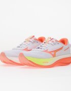 Mizuno Сникърси WAVE RIDER 30 White/ Flamingo Coral/ Lime Pulp